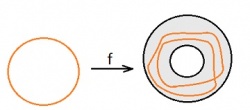 Degree 2 map from circle to circle