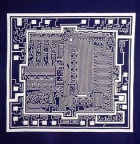 a microchip - very complex structure that is hard to analyze with a naked eye