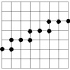 Segment with $30$ degree slope.